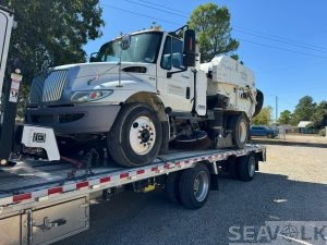 sweeper truck shipping