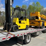 Broderson IC-200 Crane and Hyster Forklift — USA to Panama — cargo photo 1