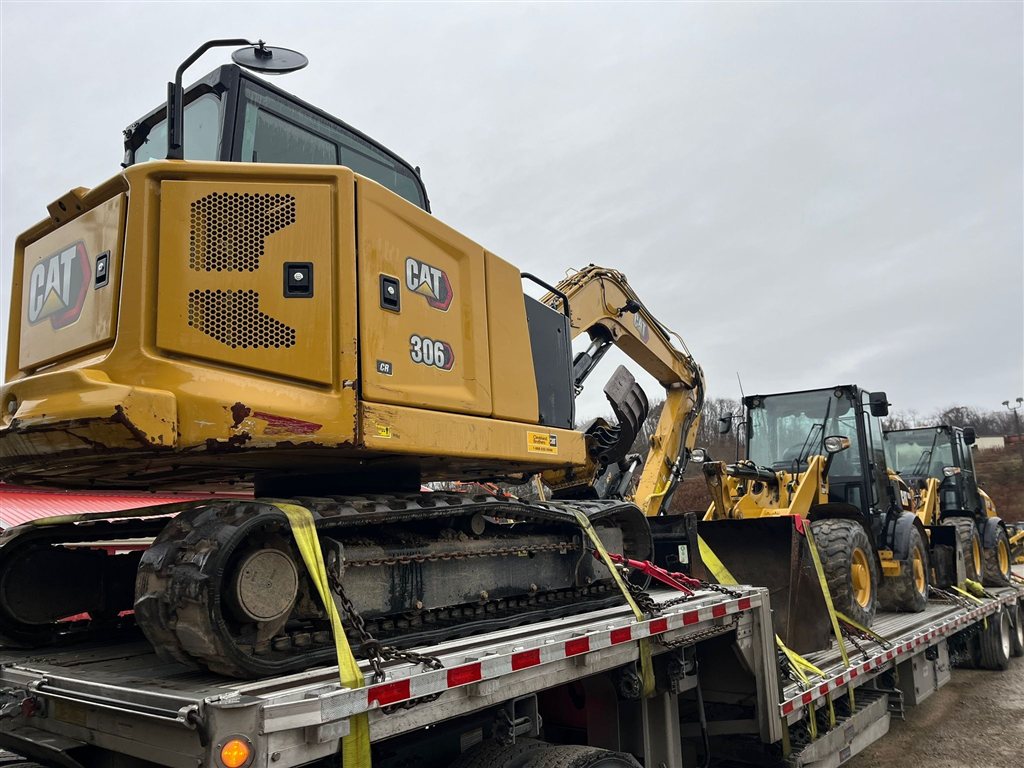 CAT 306 CR Excavator and Wheel Loaders — USA to Costa Rica — cargo photo 1