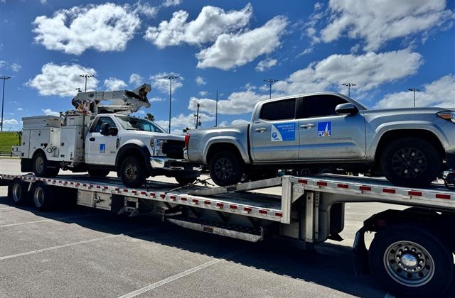 Ford Bucket Truck and Toyota Tacoma Pickup - Kutaisi, Georgia - photo 1