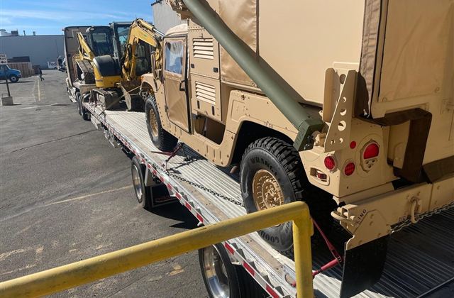 AM General HMMWV and Compact Excavators - Classified Route - cargo photo 1