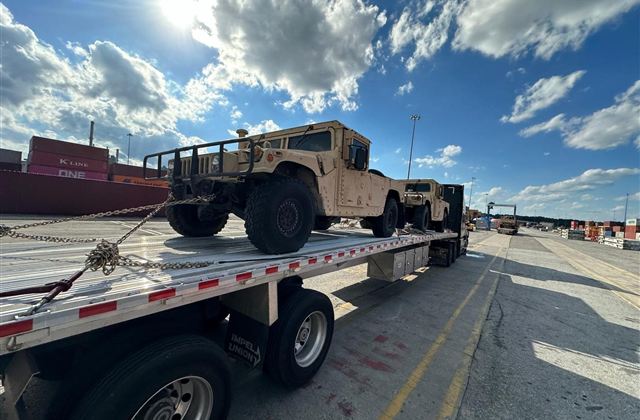 AM General HMMWV Military Utility Vehicle - Classified Route - cargo photo 1