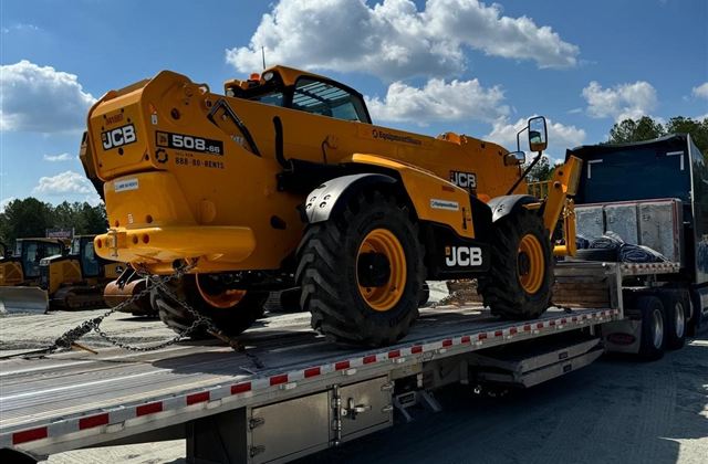 JCB 508-Series Telehandler — USA to Kyrgyzstan — cargo photo 1
