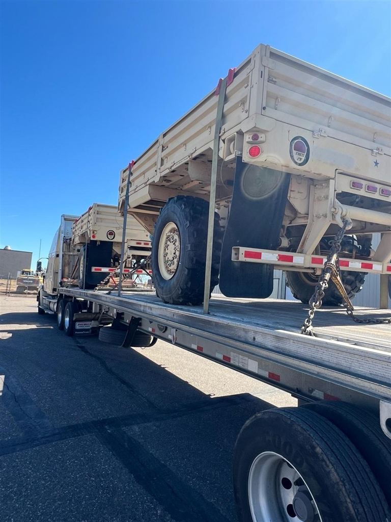 Military Cargo Trailer — Classified Route — cargo photo 1