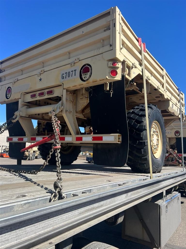 Military Cargo Trailers — Classified Route — cargo photo 1