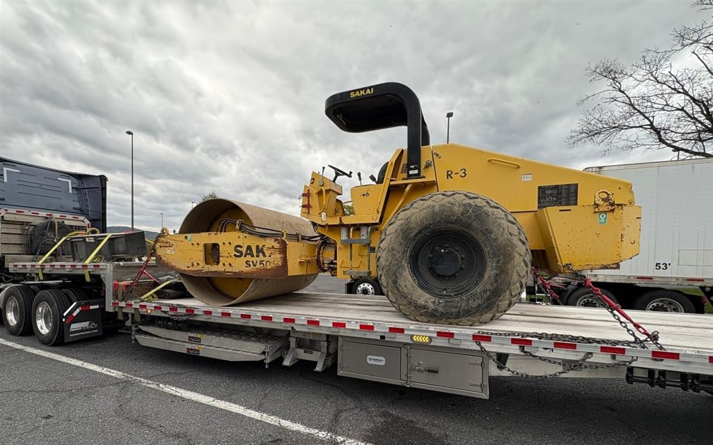SAKAI Road Roller Shipment — USA to Ghana — cargo photo 1