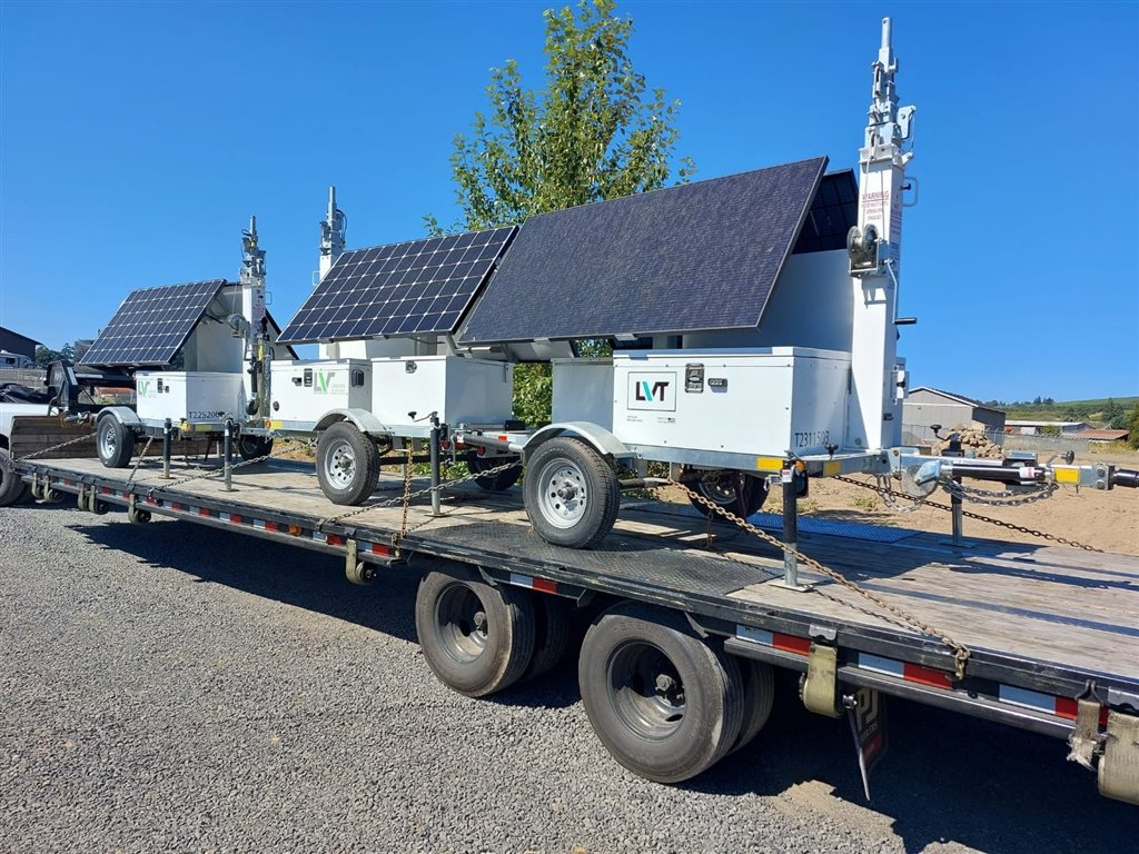 LVT Solar-Powered Mobile Surveillance Trailers - USA to Chile - cargo photo 1