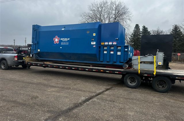 Waste Compactor — USA to Mexico — cargo photo 1